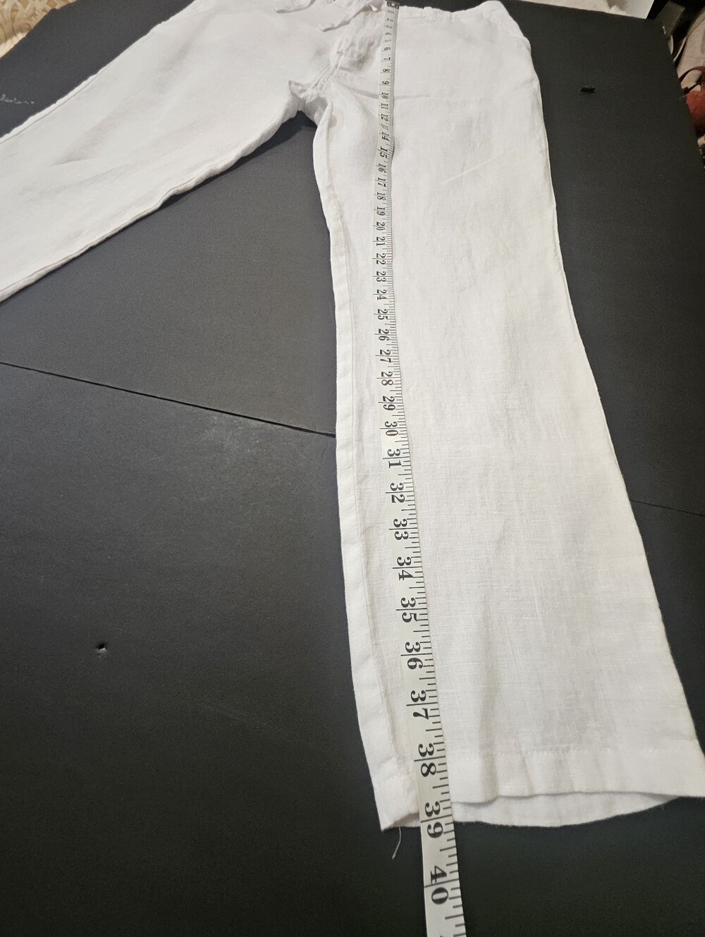 Polo Ralph Lauren Pants White Drawstring Tapered Men Size W33 L34 (Fits Like 29) - Picture 13 of 16